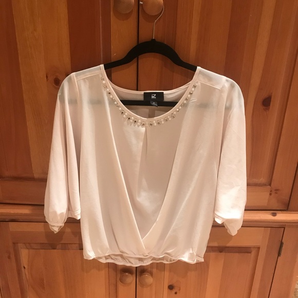 Iz Byer Tops - IZ Byer cream blouse